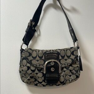 Coach Black and Gray Women's Bag